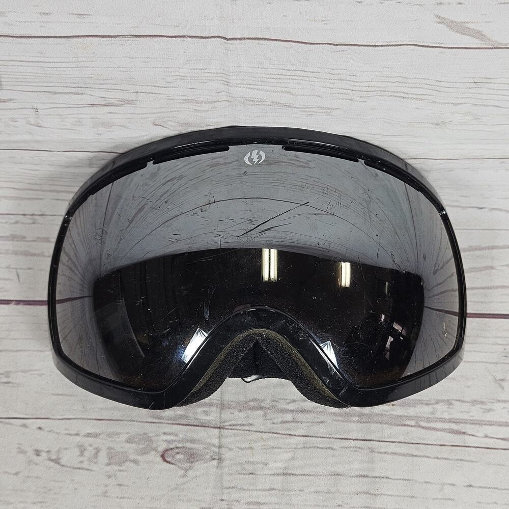 Electric Winter Sports Ski Snowboard Goggles Black Frame Mirrored Lens